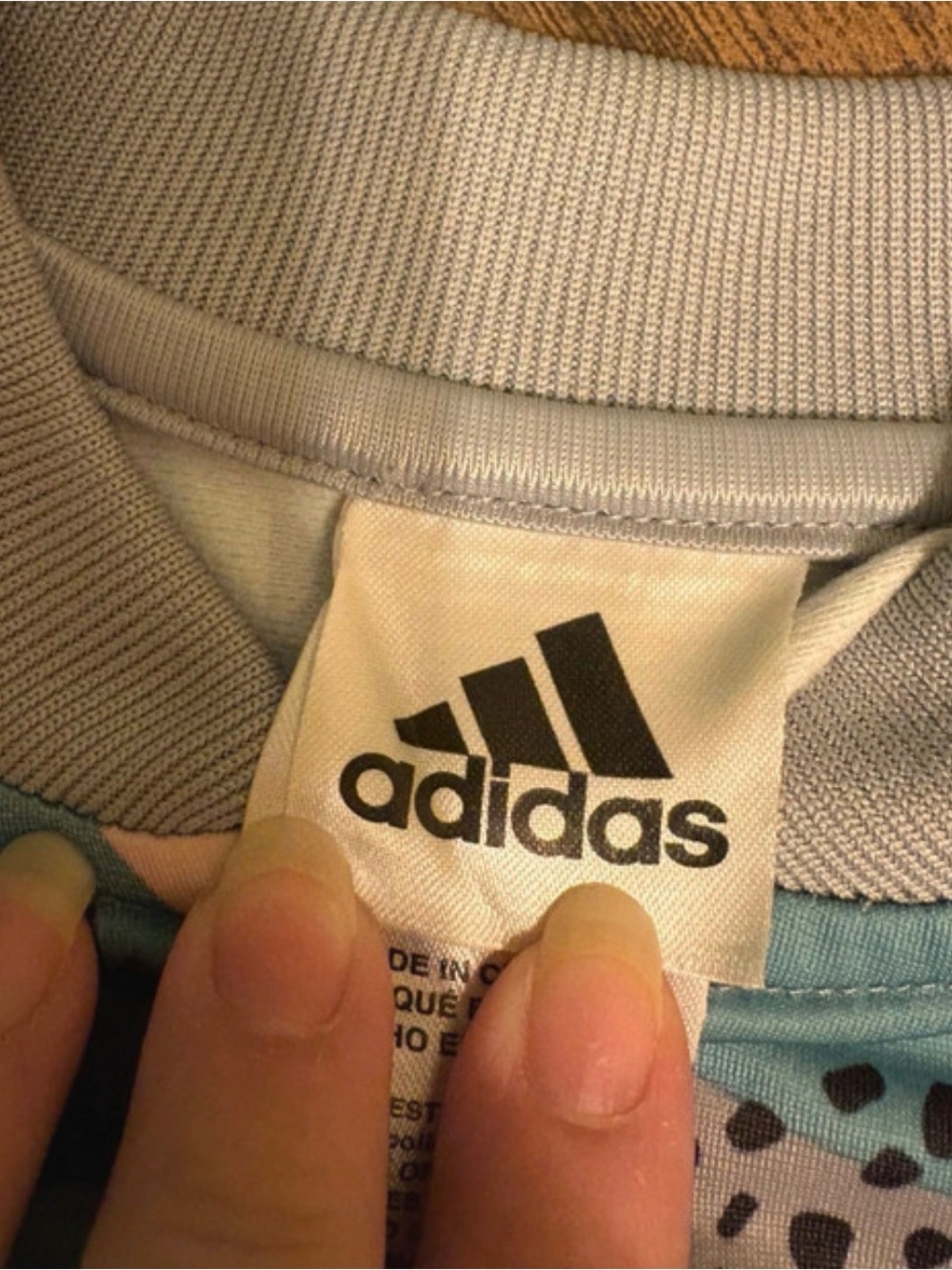 adidas Kids Multi-Color Patterned Zip Jacket - Picture 4 of 4